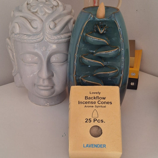 Back flow Incense cones & holder