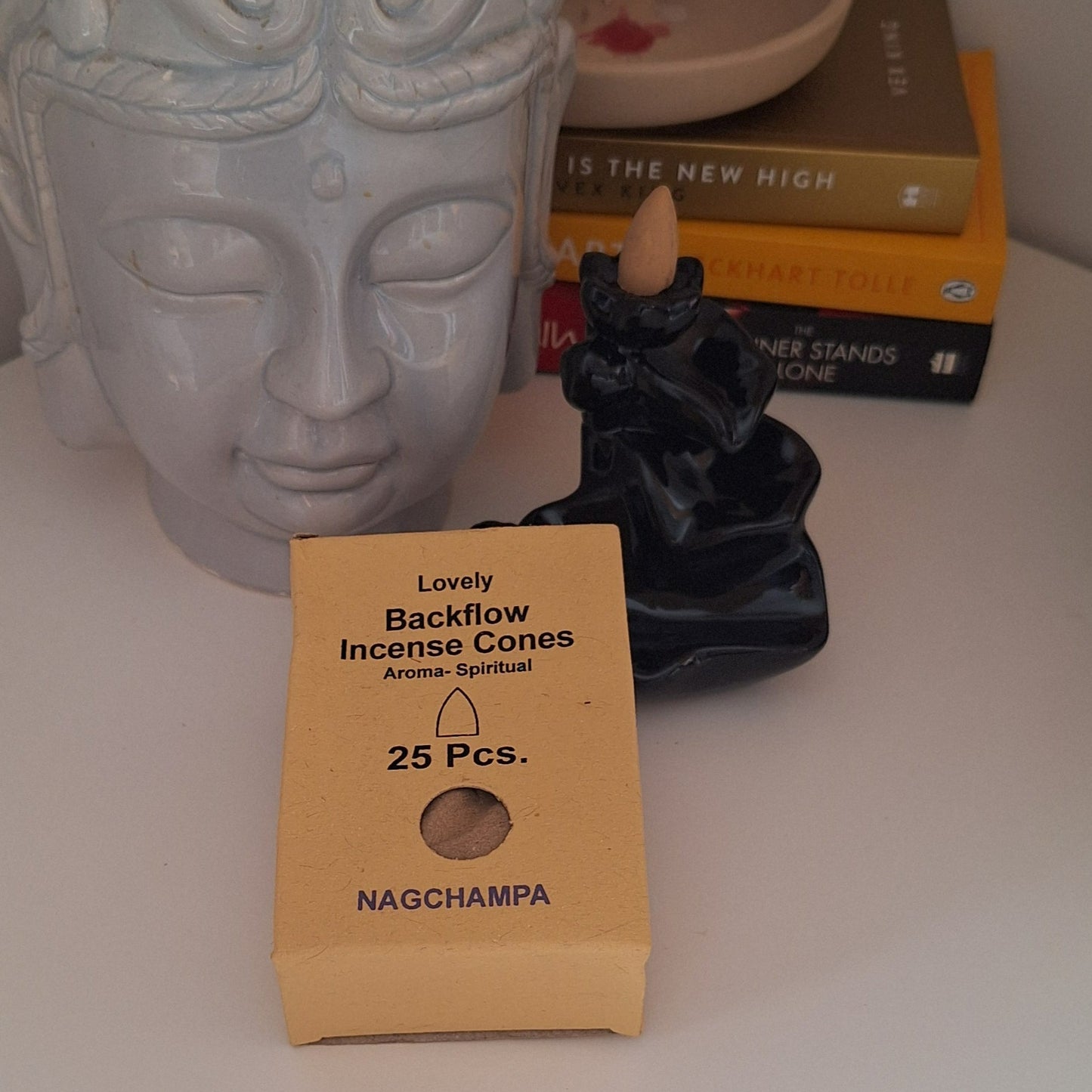 Back flow Incense cones & holder