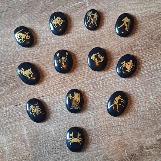 Zodiac Sign Crystal tumbles