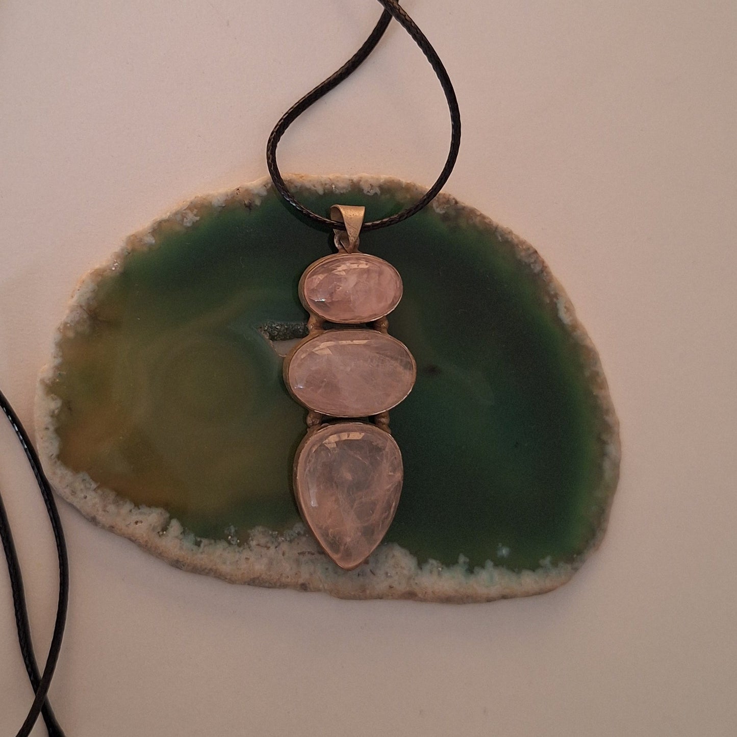 Triple layer Crystal Pendants