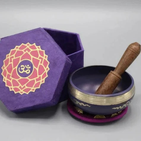 7 Chakra Brass Tibetan Singing Bowls neom.soul