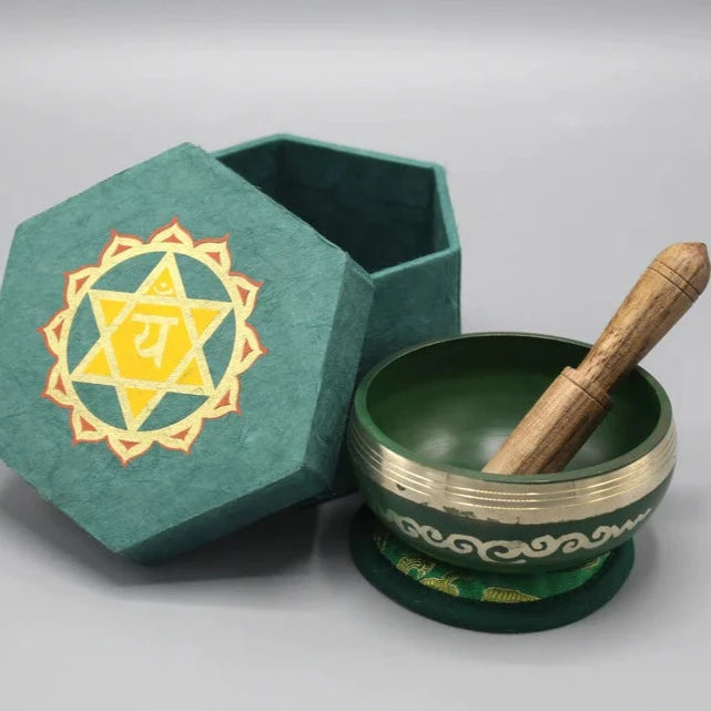 7 Chakra Brass Tibetan Singing Bowls neom.soul