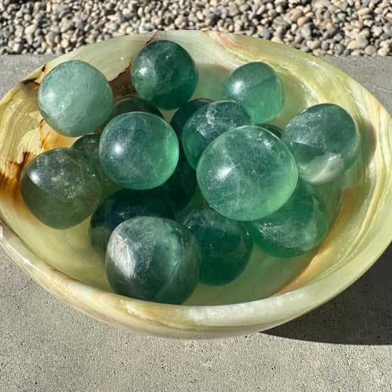 Green Flourite Tumble