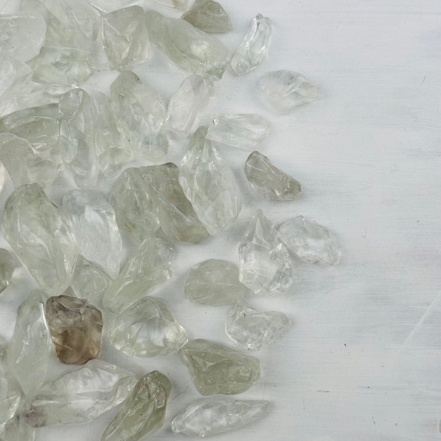 Green Amethyst Tumbles : Prasiolite