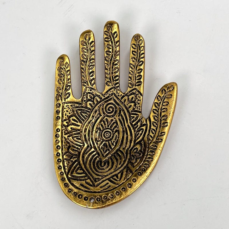 Hand Incense holder - Gold