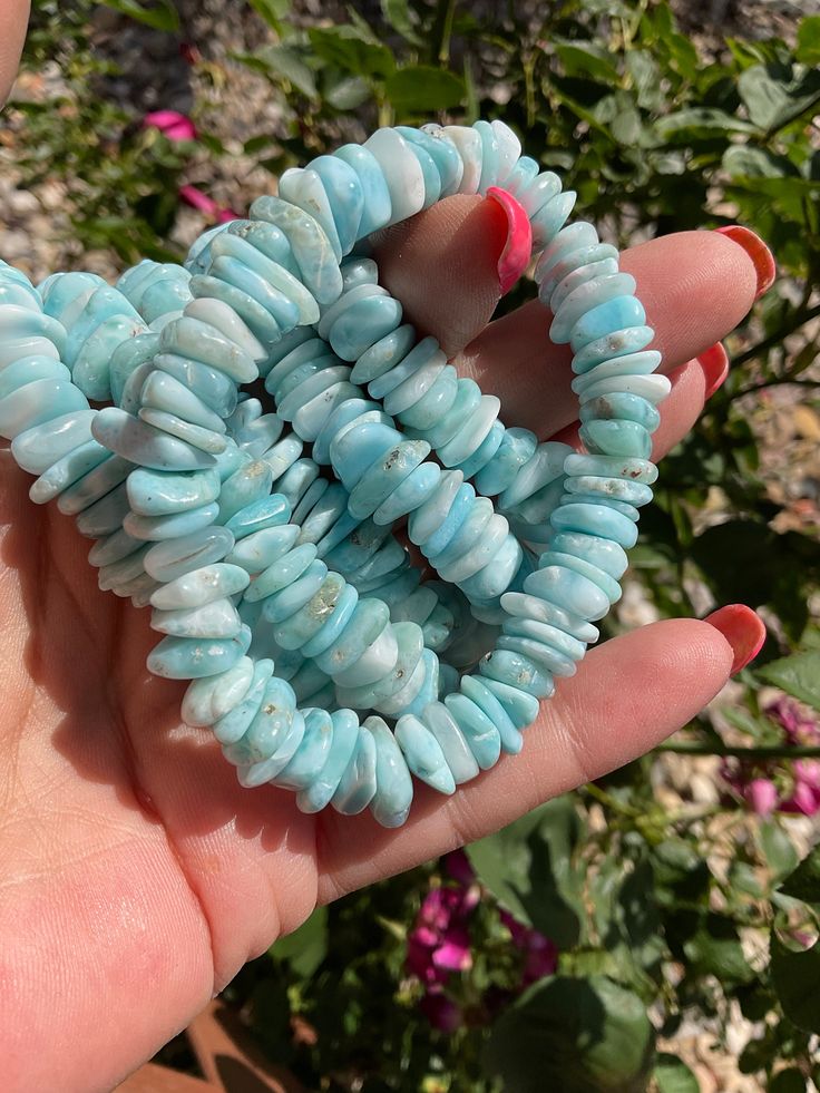 Larimar Chips Bracelet - Dominican Republic