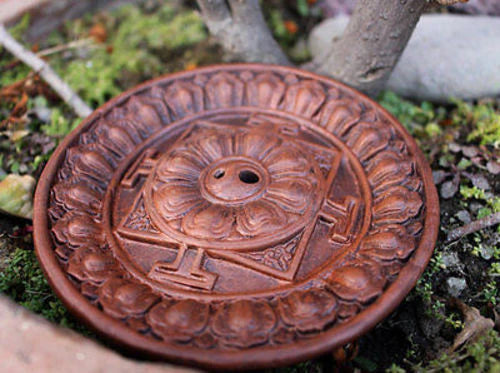 Mandala Clay Incense holder
