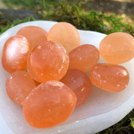 Orange Selenite Tumbles neom.soul