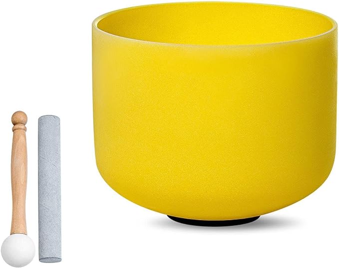 Solar Plexus Crystal Healing Sound Bowl