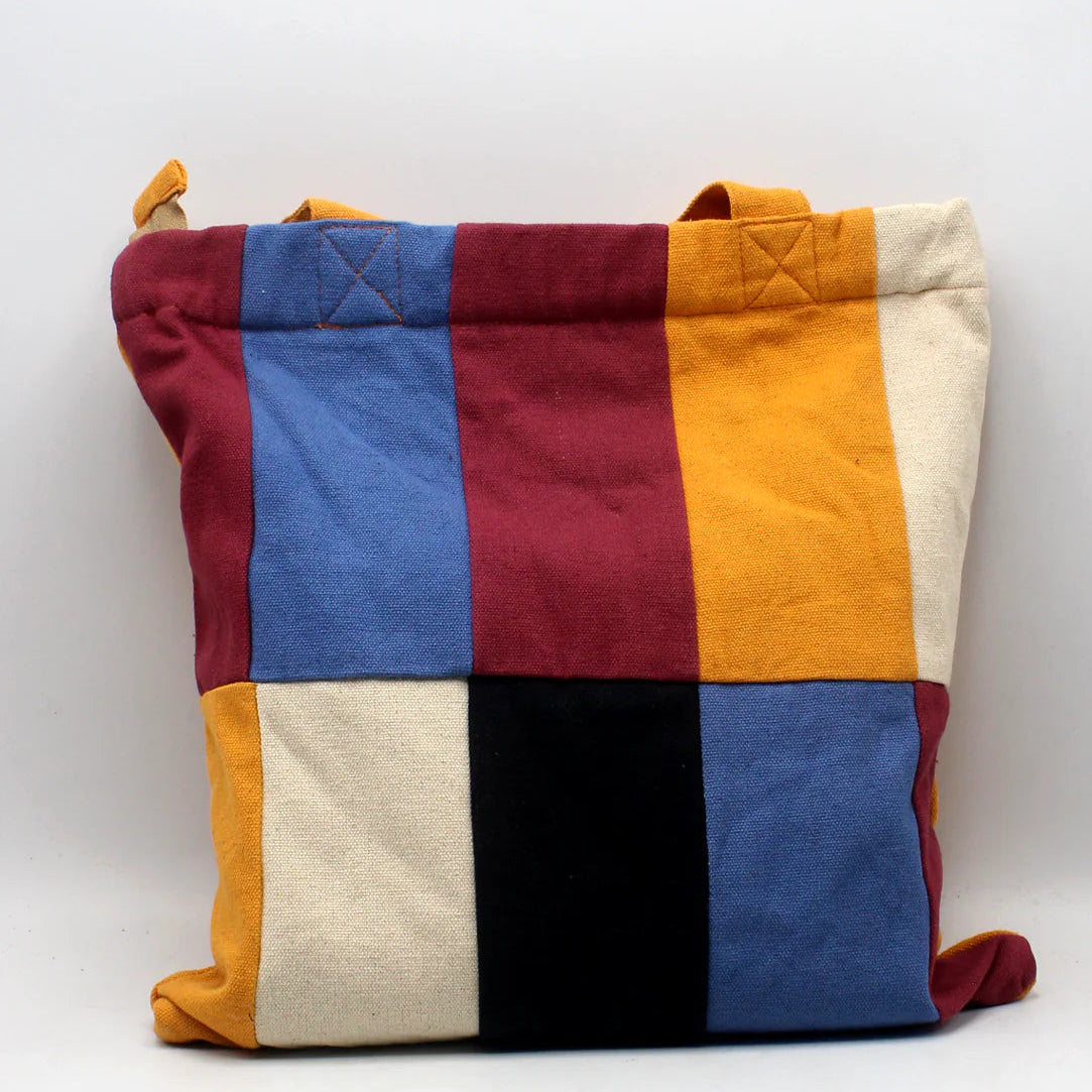 Multi Colour Cotton Tote Bag