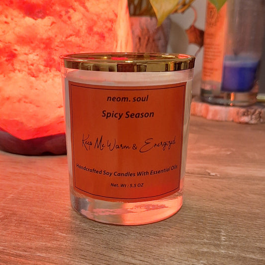 Handpoured soy essential oil candles | Spicy Season