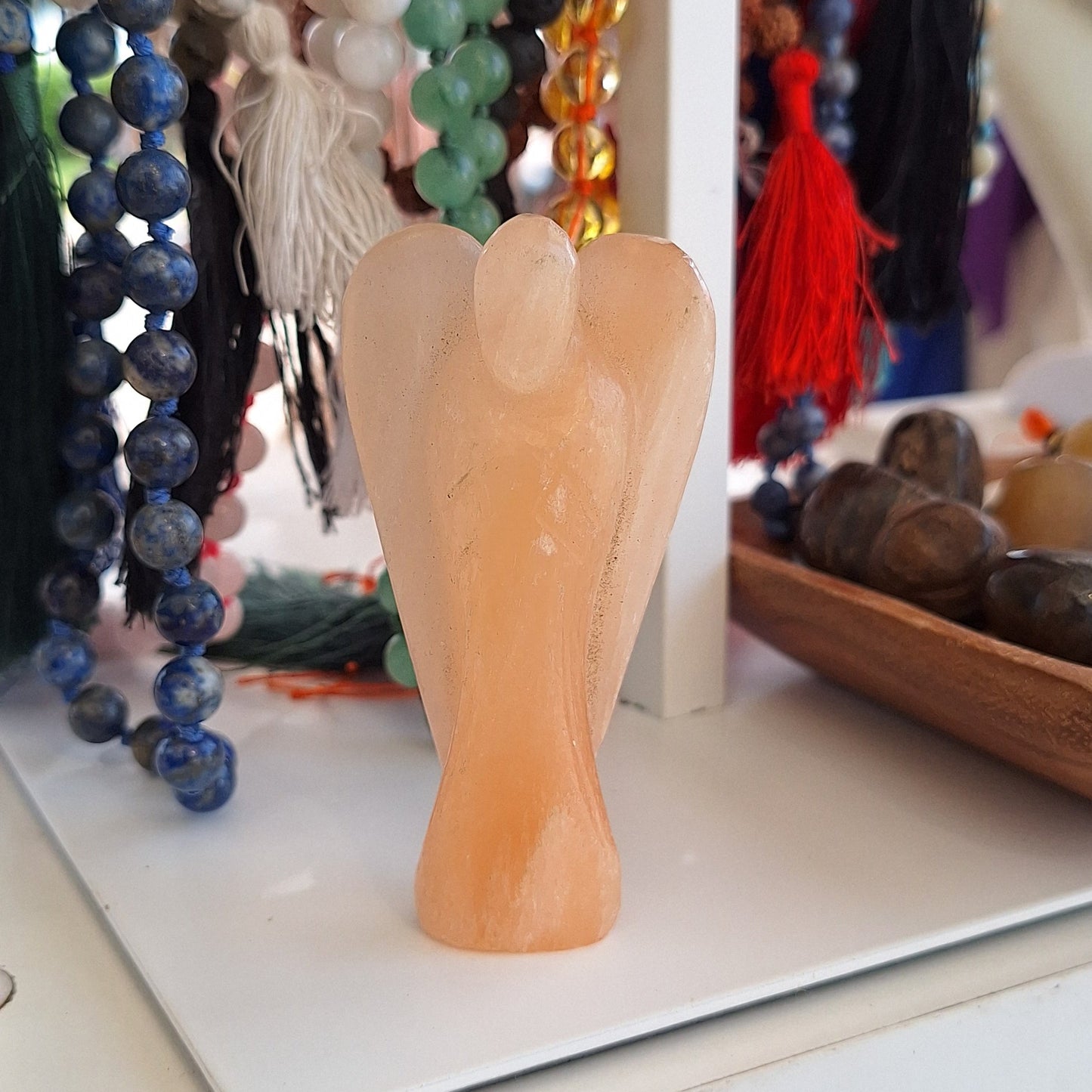Orange Selenite Angels