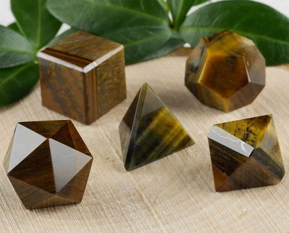 Yellow Tiger's Eye set