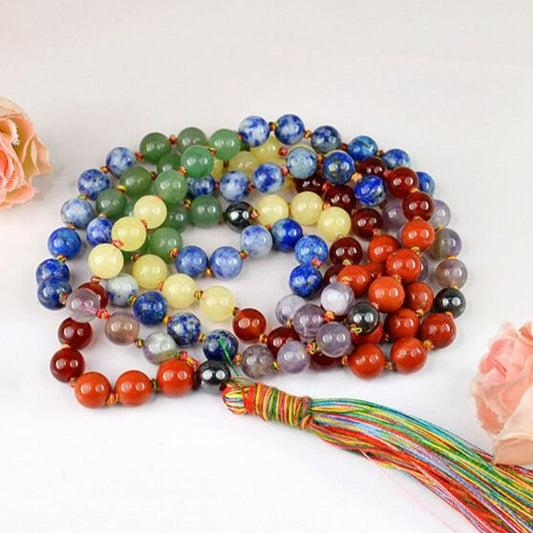 7 Chakra Beaded Mala