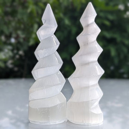 Selenite Spiral Tower