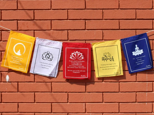 Buddha Quotes Altar flag