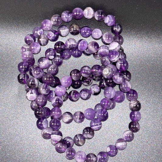 Chevron Amethyst Bracelet