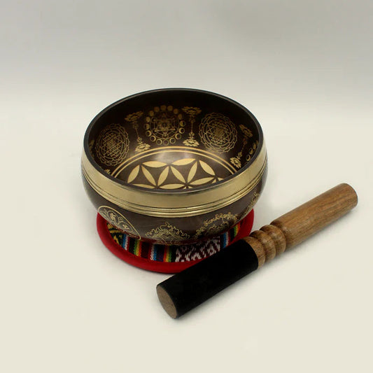 Flower of life singing bowl