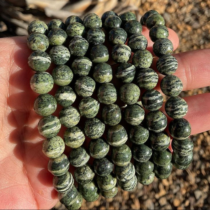 Green Zebra Jasper Bracelet