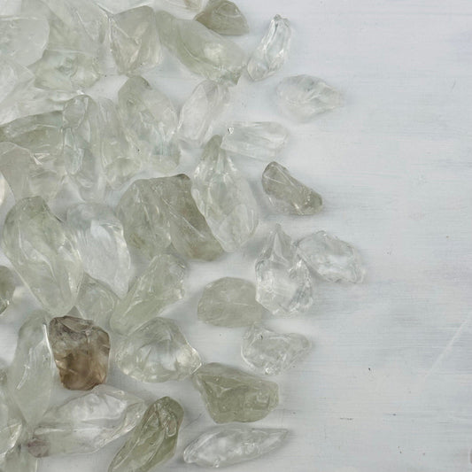 Green Amethyst Tumbles : Prasiolite