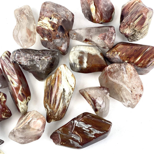 Amphibole Quartz Tumble stones