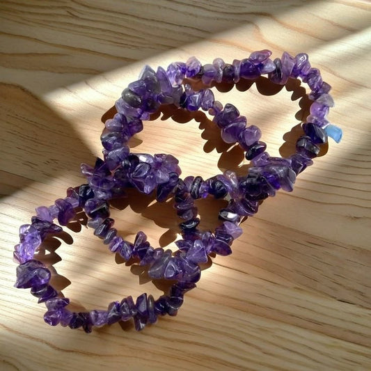 Amethyst Chips Bracelet