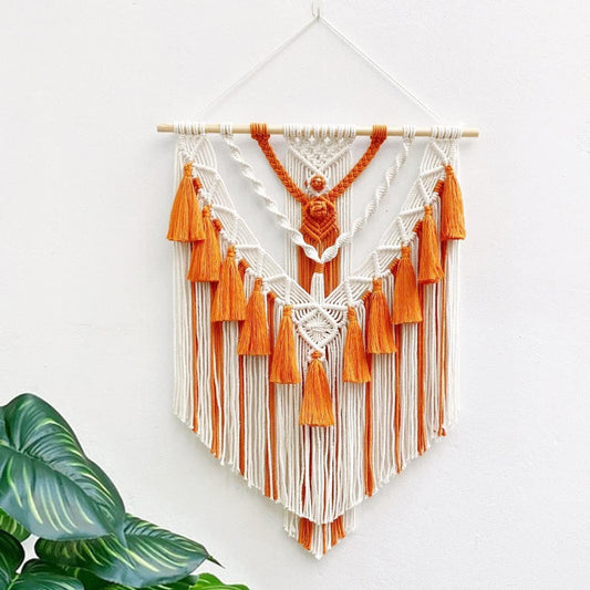 Macrame Wall Hanging with Tassels