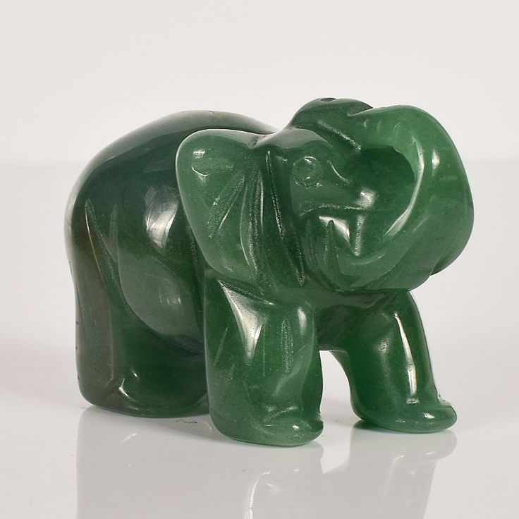 Green Aventurine Elephants
