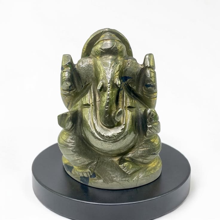 Pyrite Crystal Ganesha