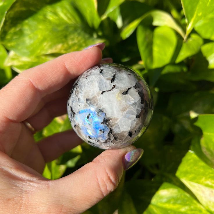 Rainbow Moonstone Sphere