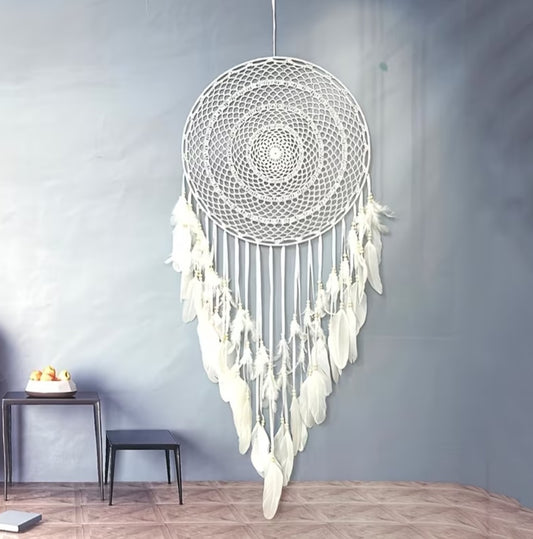 White Round Dreamcatcher
