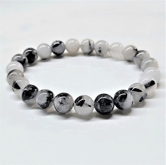 Black Tourmalinated Quartz